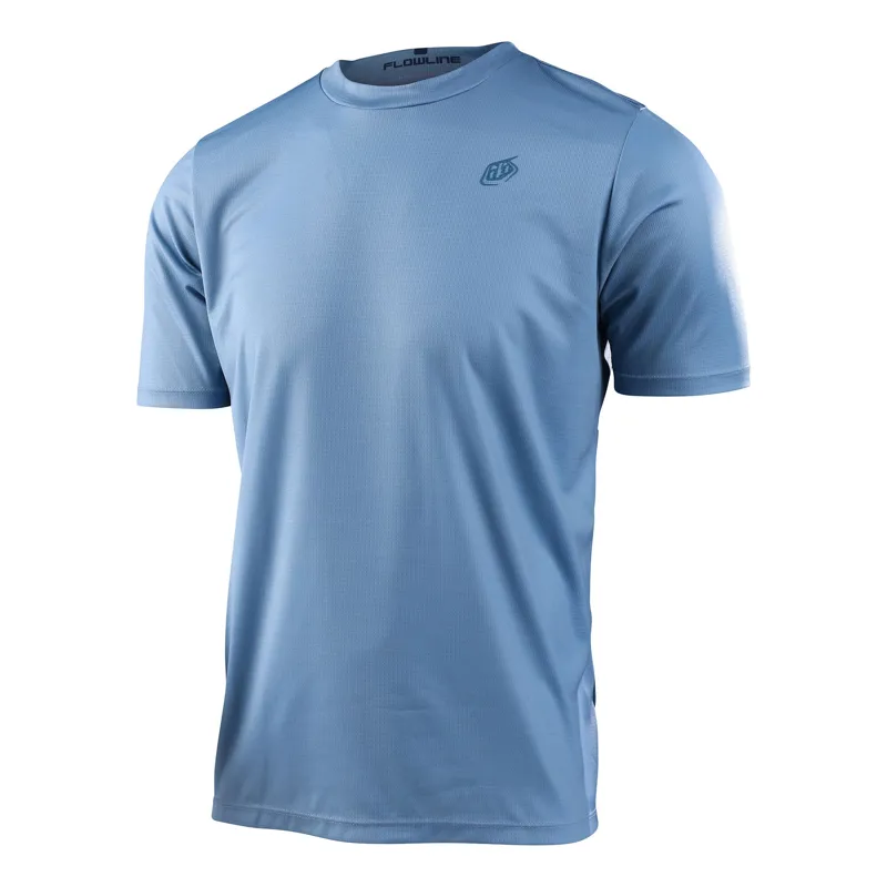 Troy Lee Designs Flowline Short Sleeve Solid Jersey in Windward